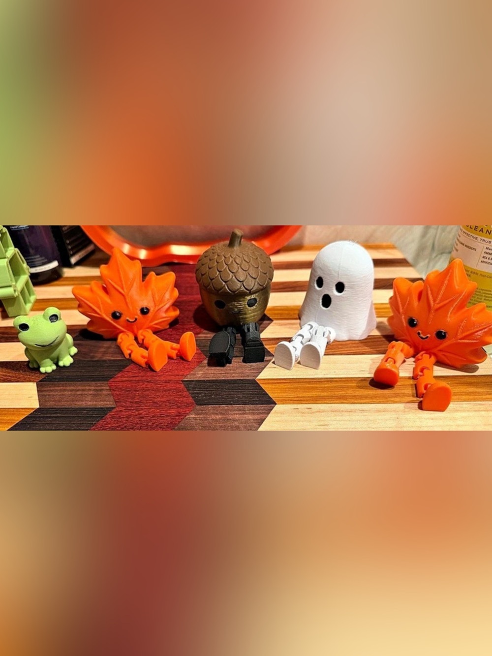 Fall time leaf, ghost, acorn miniature shelf sitters!